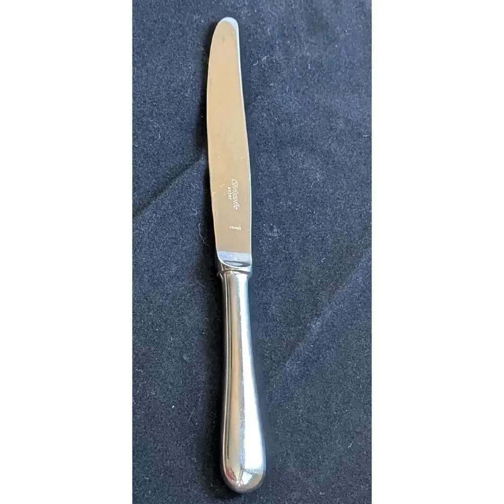 Christofle Acier Berry Stainless Steel Dinner Knife 9